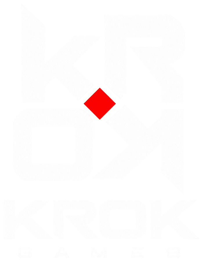 KROK Games logo, for use on dark backgrounds